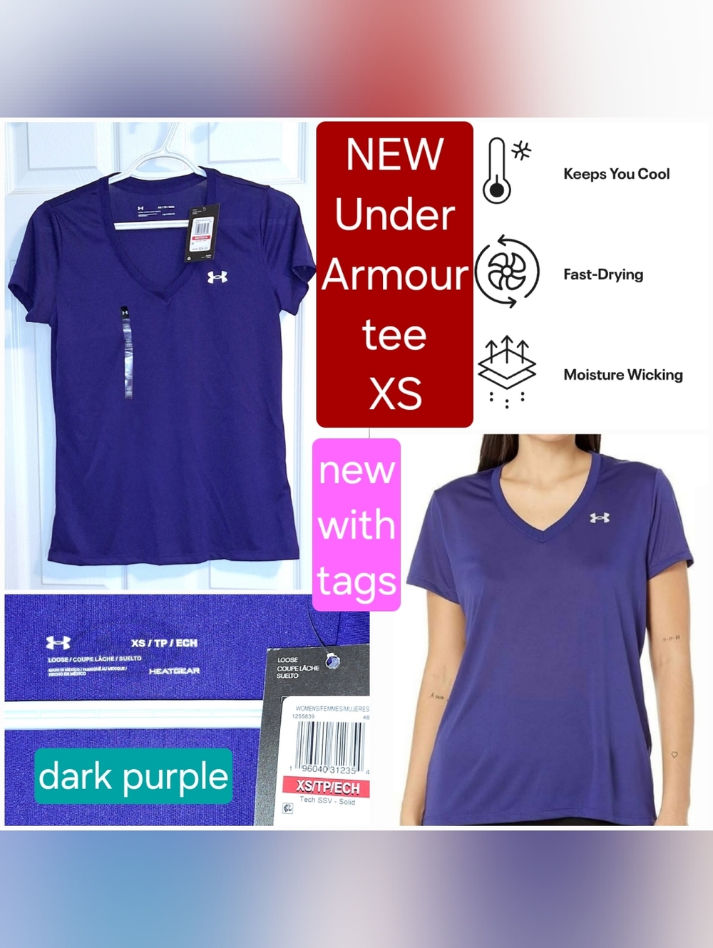 NWT - Under Armour Tee - XS
